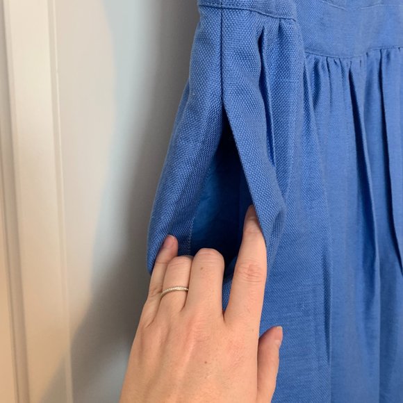 Gently Worn J. Crew Button Front A Line Dress - Picture 5 of 7